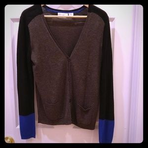 Color Block Soft Cardigan